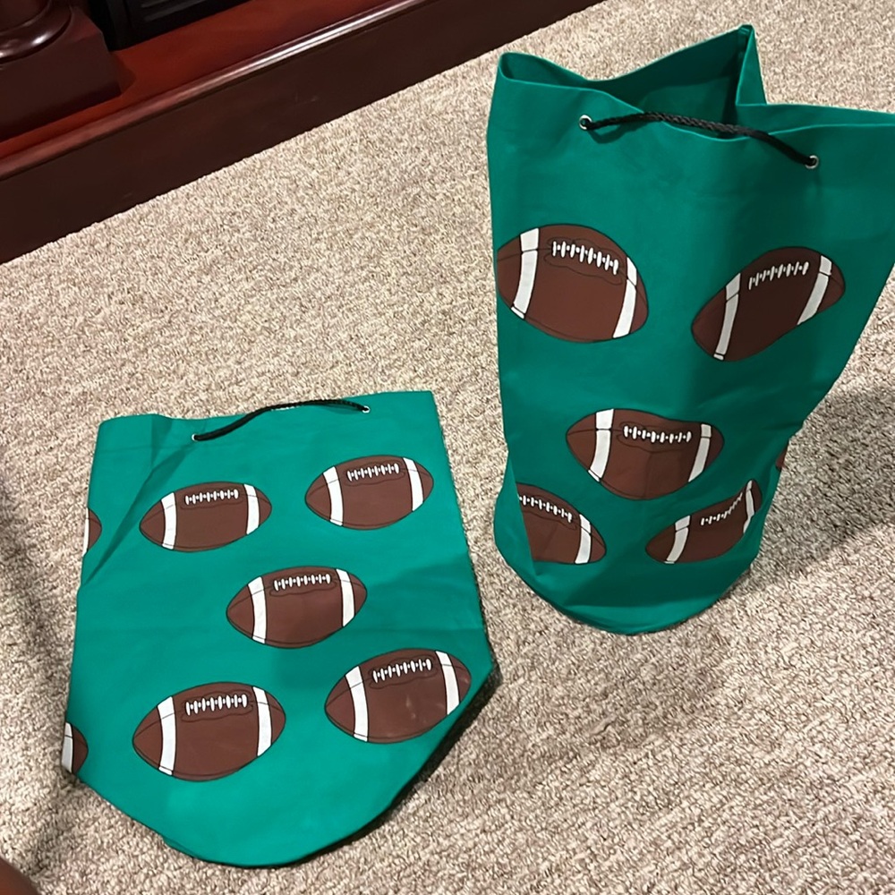 Football 🏈 Tote Backpack 🎒 Very Light Tote Bag Material - Oriental Trading Co